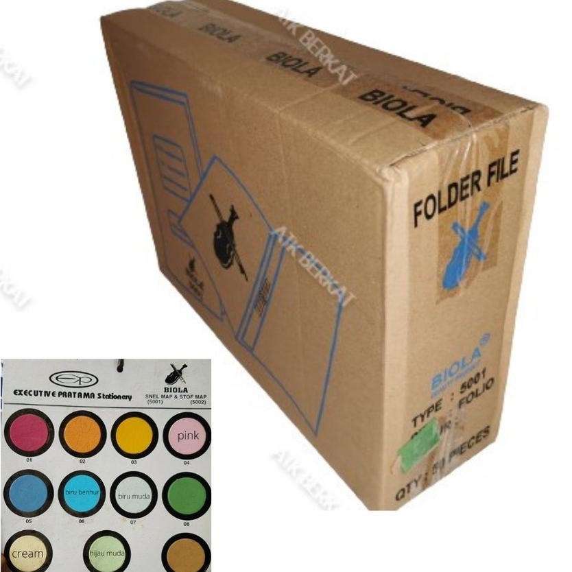 

Map kertas stofmap stopmap Biola 5001 Snelhecter Nugi