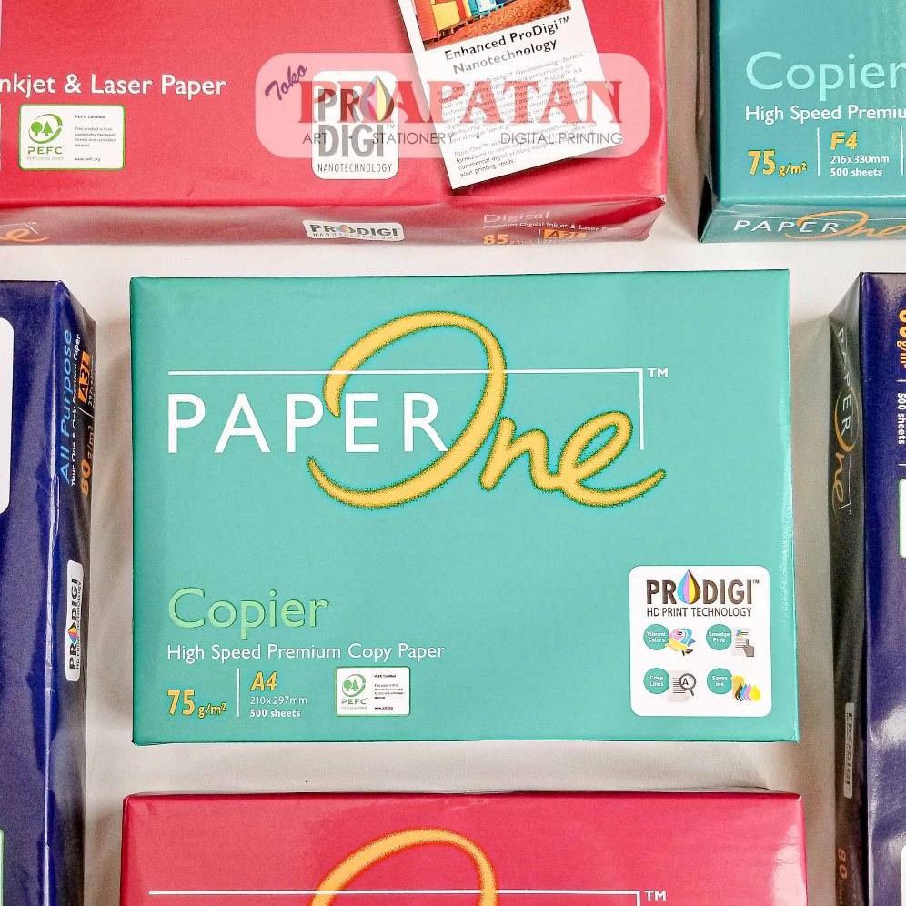 

Kertas HVS Paper One A4/F4 | Kertas Print | Kertas foto copy Nugi