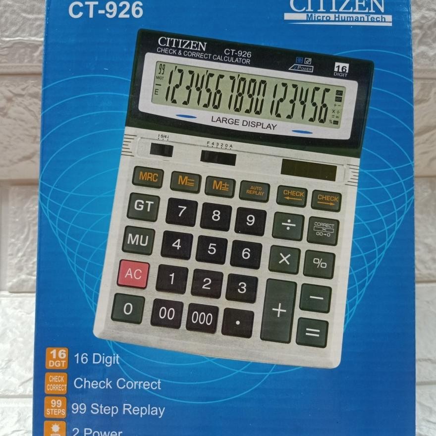 

Kalkulator / Calculator Citizen CT 926 16 Digit Nugi