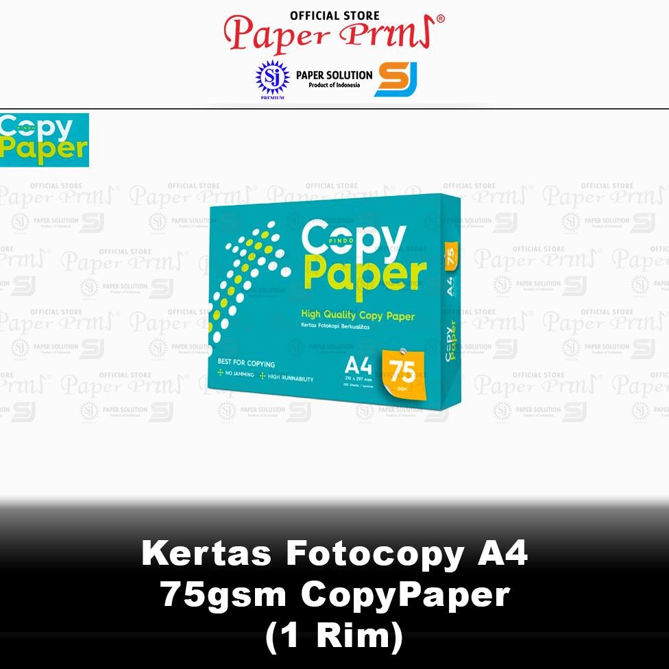 

Kertas Fotocopy HVS A4 75gr CopyPaper 1 Rim Nugi