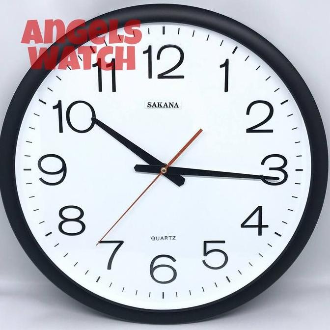 Jam dinding sakana 411 quartz / sakana 411