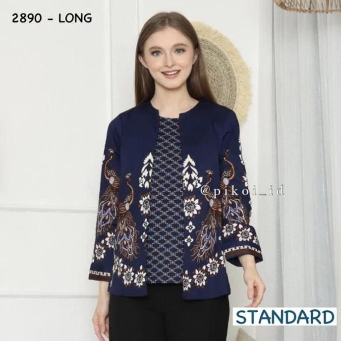 BLOUSE BATIK / ATASAN BATIK WANITA / BAJU BATIK MODERN / BATIK BUSUI