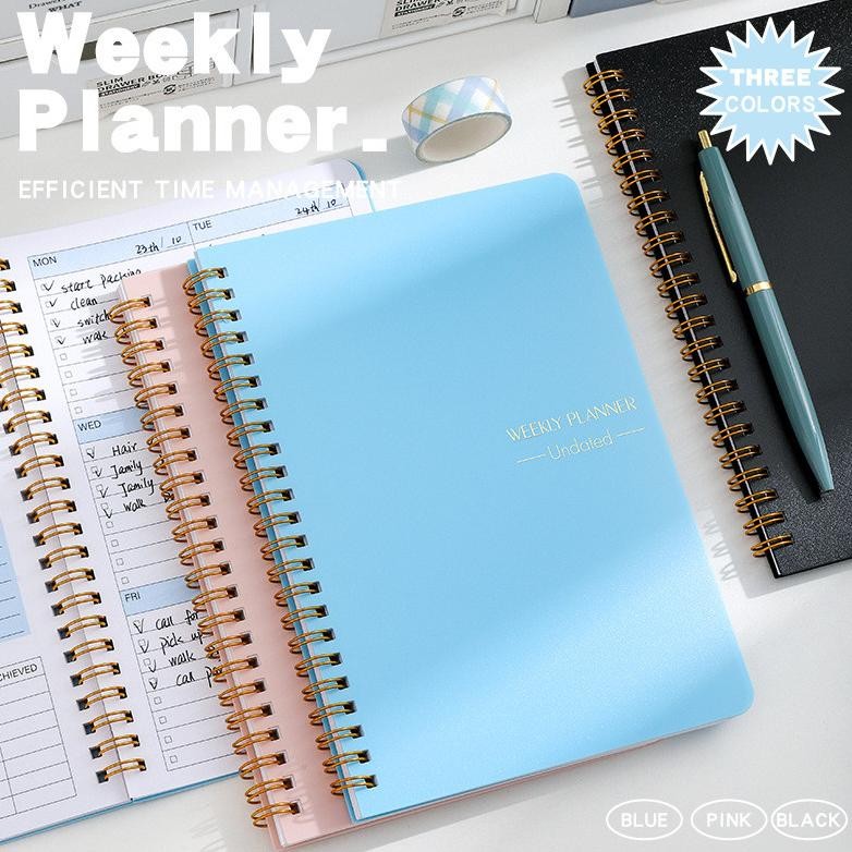 

2025 A5 weekly planner paper letter diary for school goal planner stationery organizer Nugi