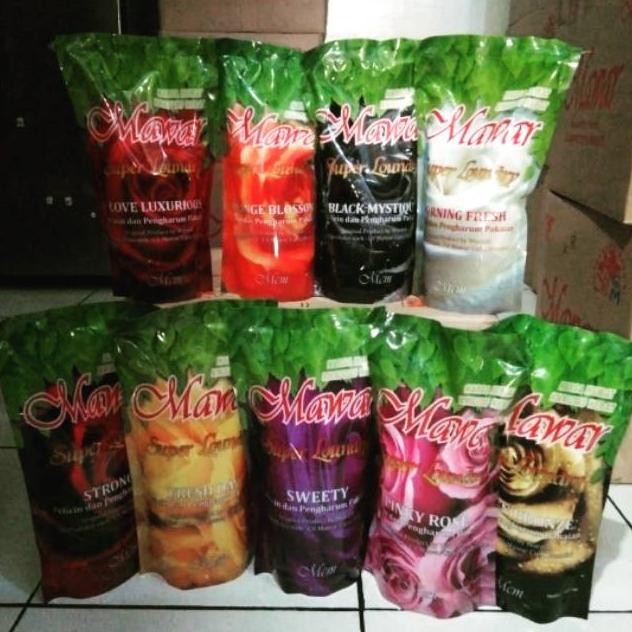 Refiil Mawar Super Laundry Pewangi & Pelicin Baju Nugi