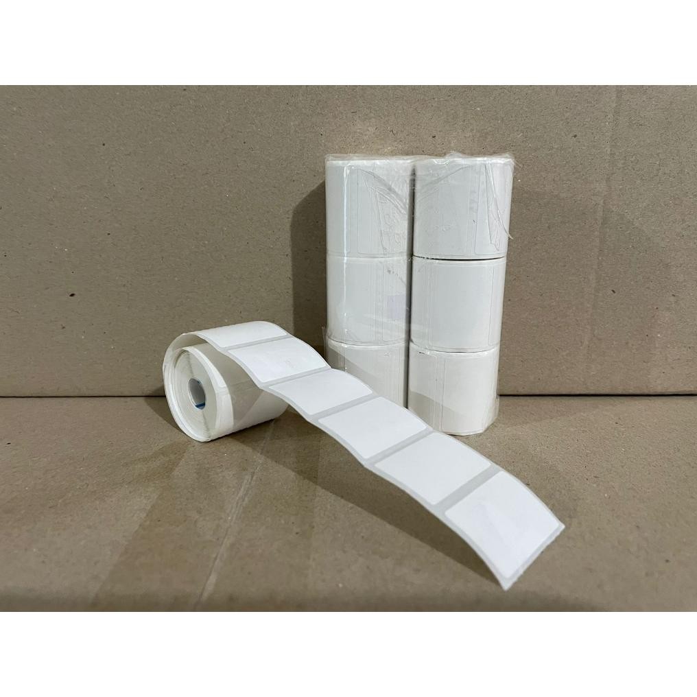 

Label Thermal Sticker Minuman 30x20 Barcode 1 Line Isi 300Pcs ( 1 Pack Isi 6 Roll ) Nugi