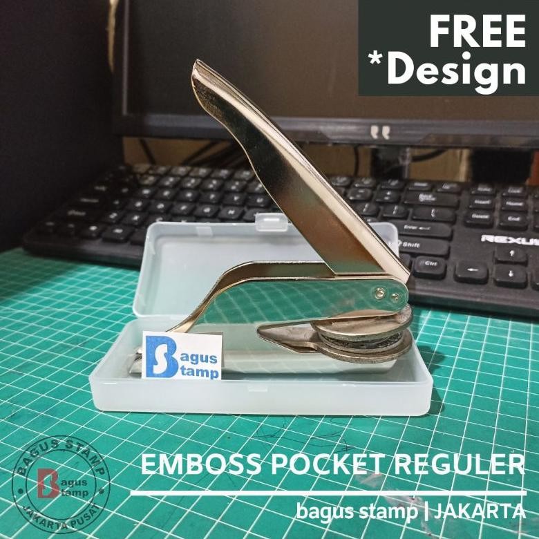 

Paket Stempel Emboss Pocket dan Plat Emboss Nugi