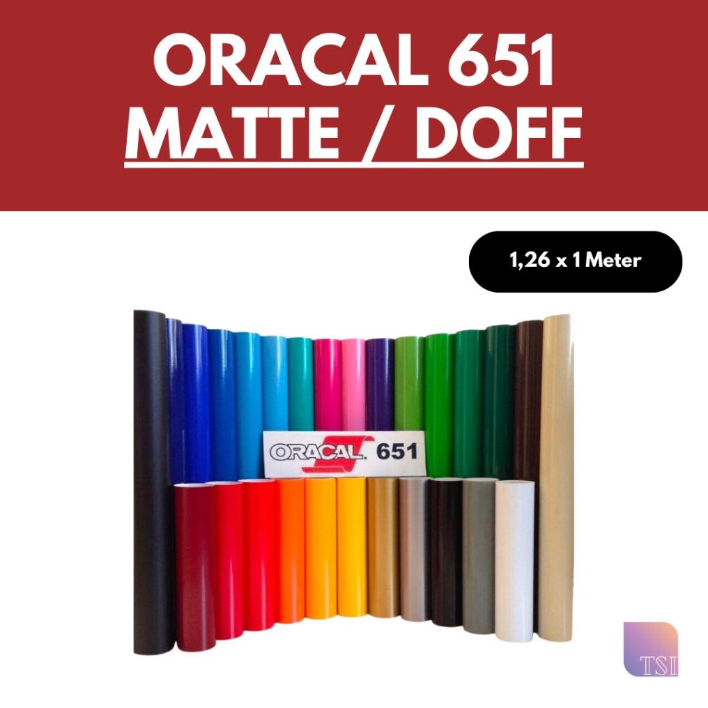 

Oracal Stiker Matte 651 Skotlet Warna Doff 1 Meter Nugi