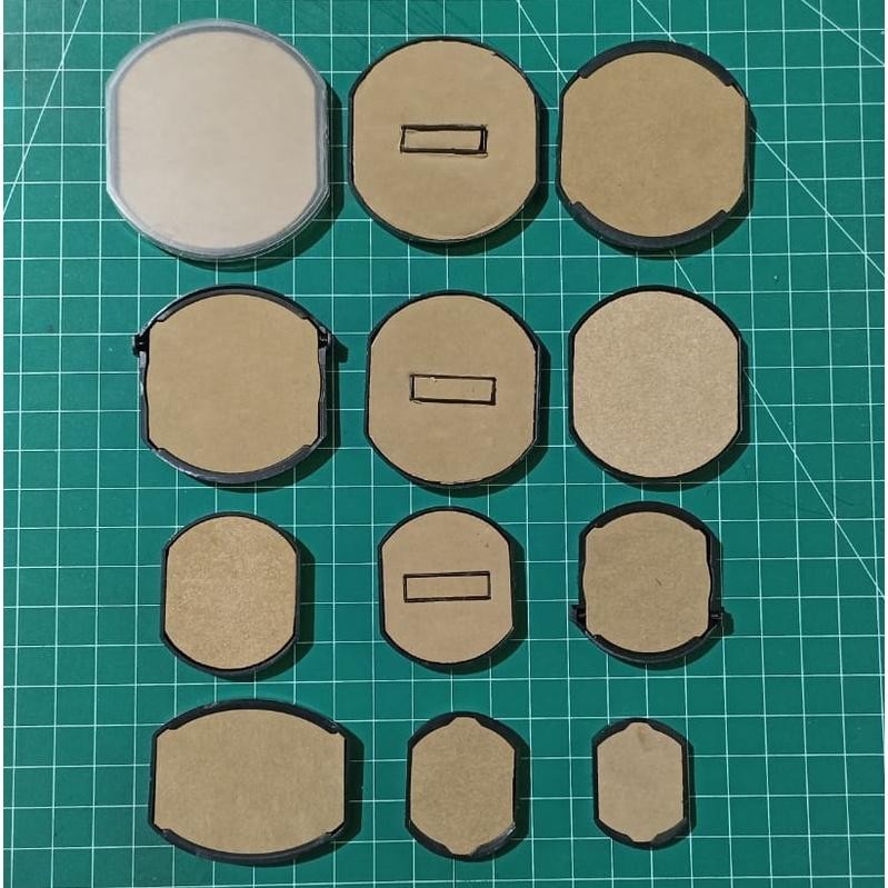 

Stamp Pad Self ink SHINY BULAT OVAL / Bantalan Stempel SHINY Nugi