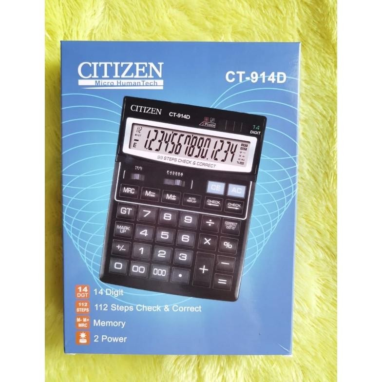 

kalkulator citizen 914D 14 angka Nugi