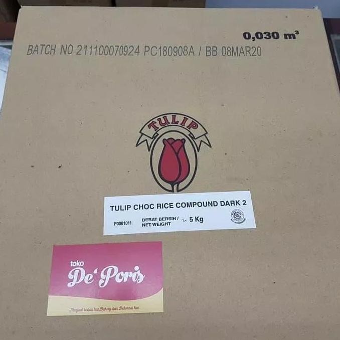 

Meses Coklat Tulip 5Kg Coklat Butiran