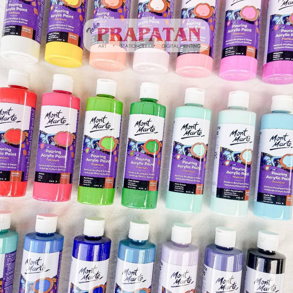 

Cat Akrilik Mont Marte Pouring 240ml | Pouring Acrylic Nugi