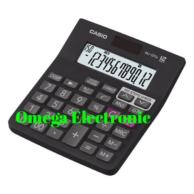 

Casio MJ-12Da - Kalkulator Desktop Check Correct MJ 12Da 12 Digit Cek Ulang Nugi