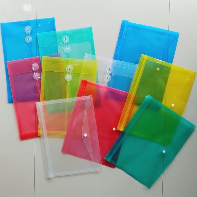 

Map Plastik Data Folder Tali & Kancing ( 12 Pcs ) [ Original ] Nugi