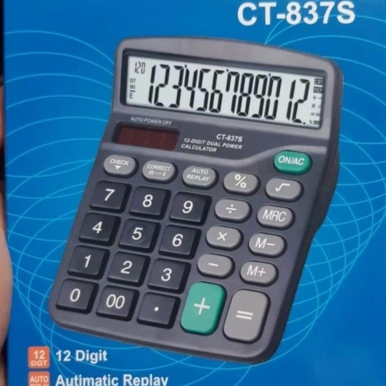 

Kalkulator Murah Ct-837S 12 Digit Check Ulang Nugi