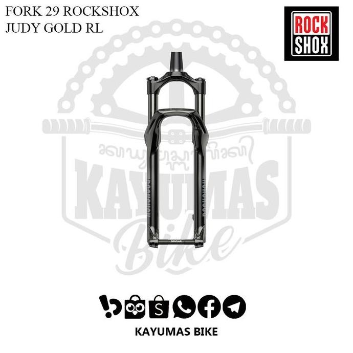 FORK 29 ROCKSHOX JUDY GOLD RL AIR TAPERED TA BOOST ORIGINAL DAN TERPERCAYA
