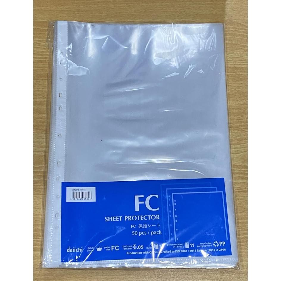 

PP Pocket/ Sheet Protector Daiichi Folio isi 50 Lembar Nugi