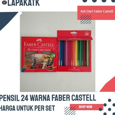 

Pensil warna faber castell 24 PANJANG ++^^ Nugi