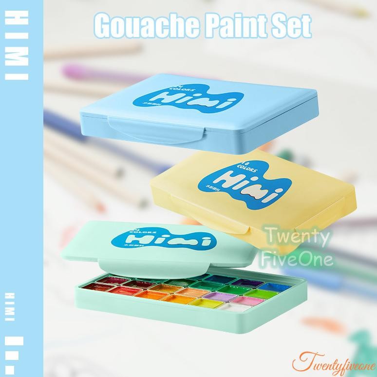 

Miya Himi Gouache Paint Set 18/24 Warna 30ml Cat Untuk Cat Cat Air Perlengkapan Seni Murid Nugi
