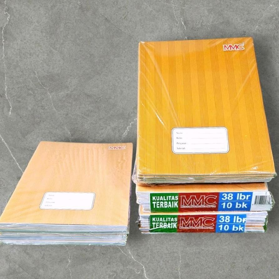 

Buku Tulis Craft Cover Sampul MMC 38 Lembar (1 Pack isi 10 Buku) Nugi