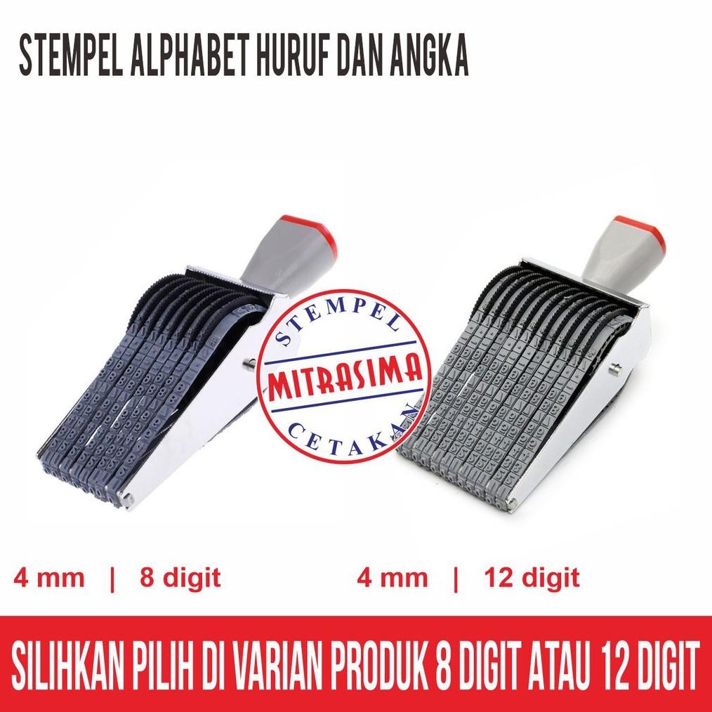 

Stempel serbaguna Alphabet ( Angka dan huruf ) sistem diputar Nugi