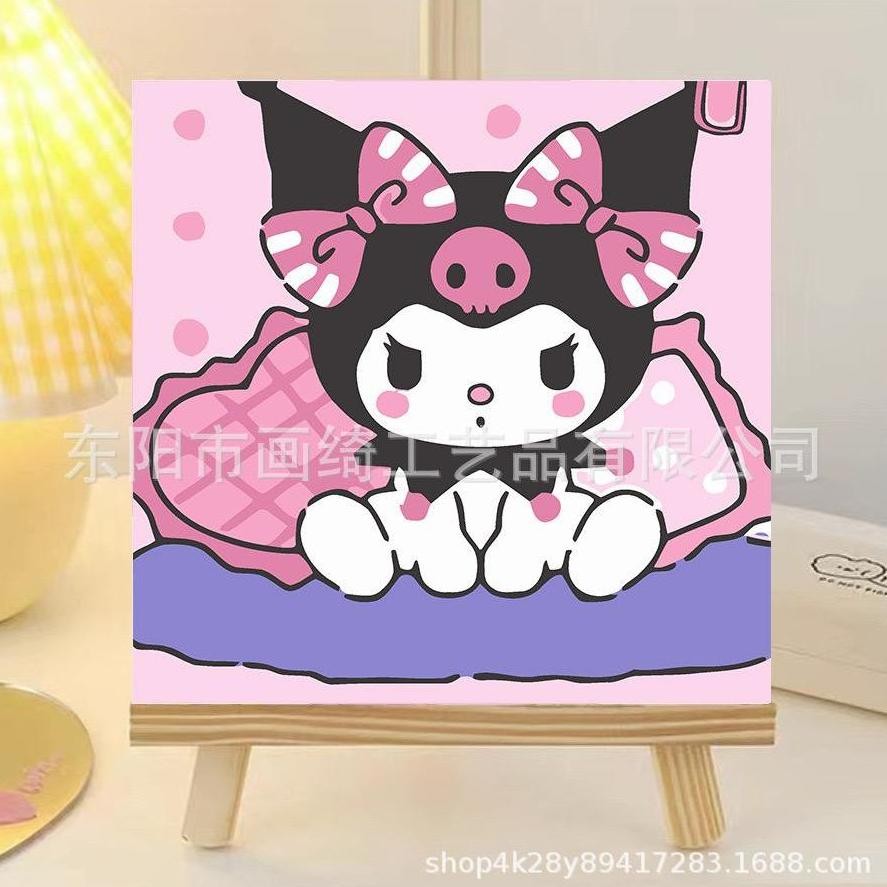 

diy canvas painting number karakter SANRIO dan Kartun Nugi