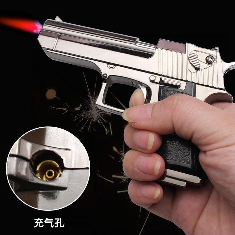 Korek Api Beretta Besar & Kecil Pistol Replika Api Bara Tahan Angin / Beretta pistol korek api bara 