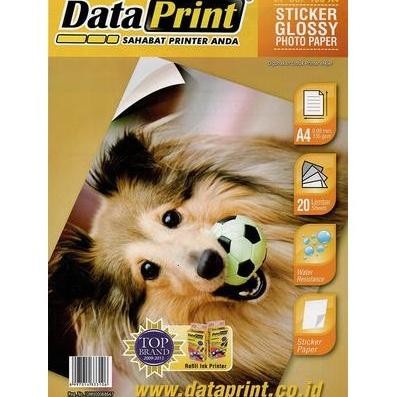 

KERTAS STIKER/STICKER GLOSSY PHOTO PAPER 135GSM MERK DATA PRINT(A4) Nugi
