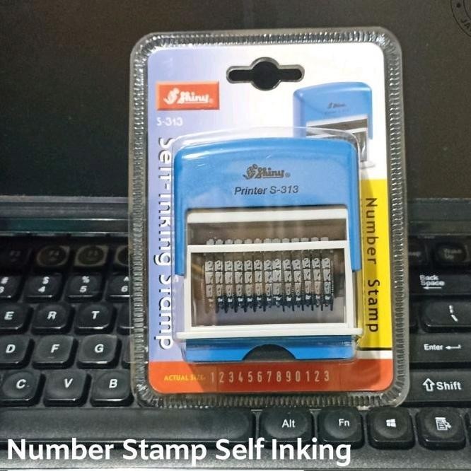 

Stempel Angka 13 Digit Nomor Number Tinggi 3mm Shiny S313 S-313 S 313 Nugi