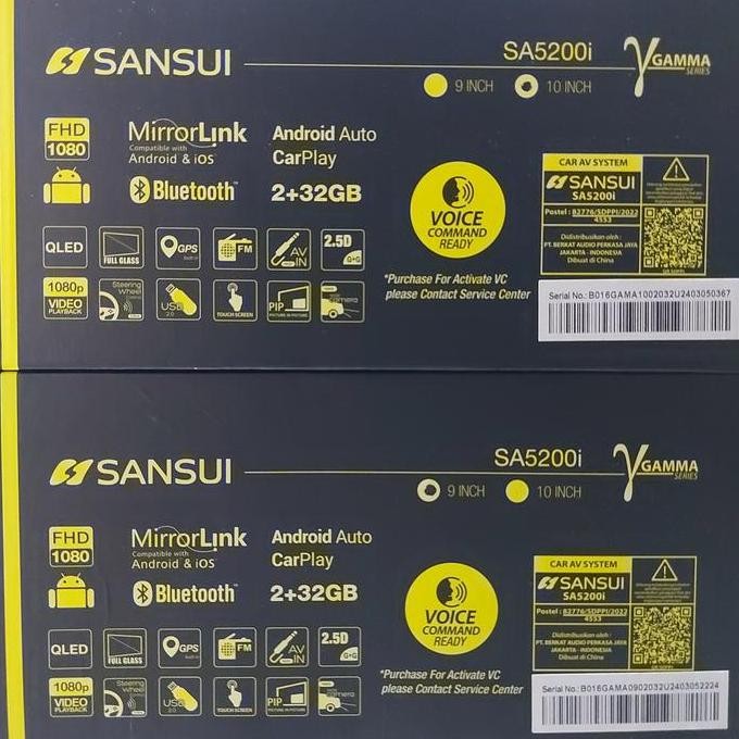 Android Sansui 10 inch / head unit tv double din deckless Sansui