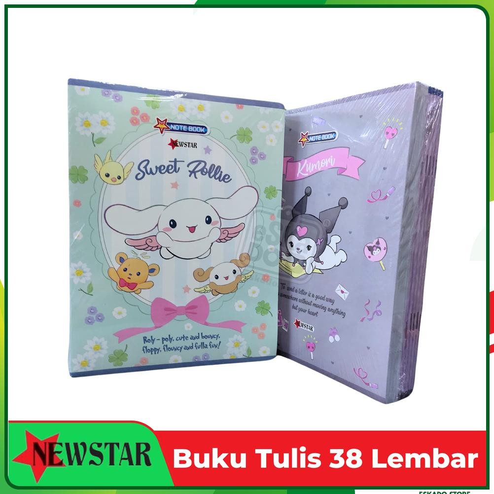 

Buku Tulis Quarto 38 Lembar / Buku Tulis New Star Motif Lucu Nugi