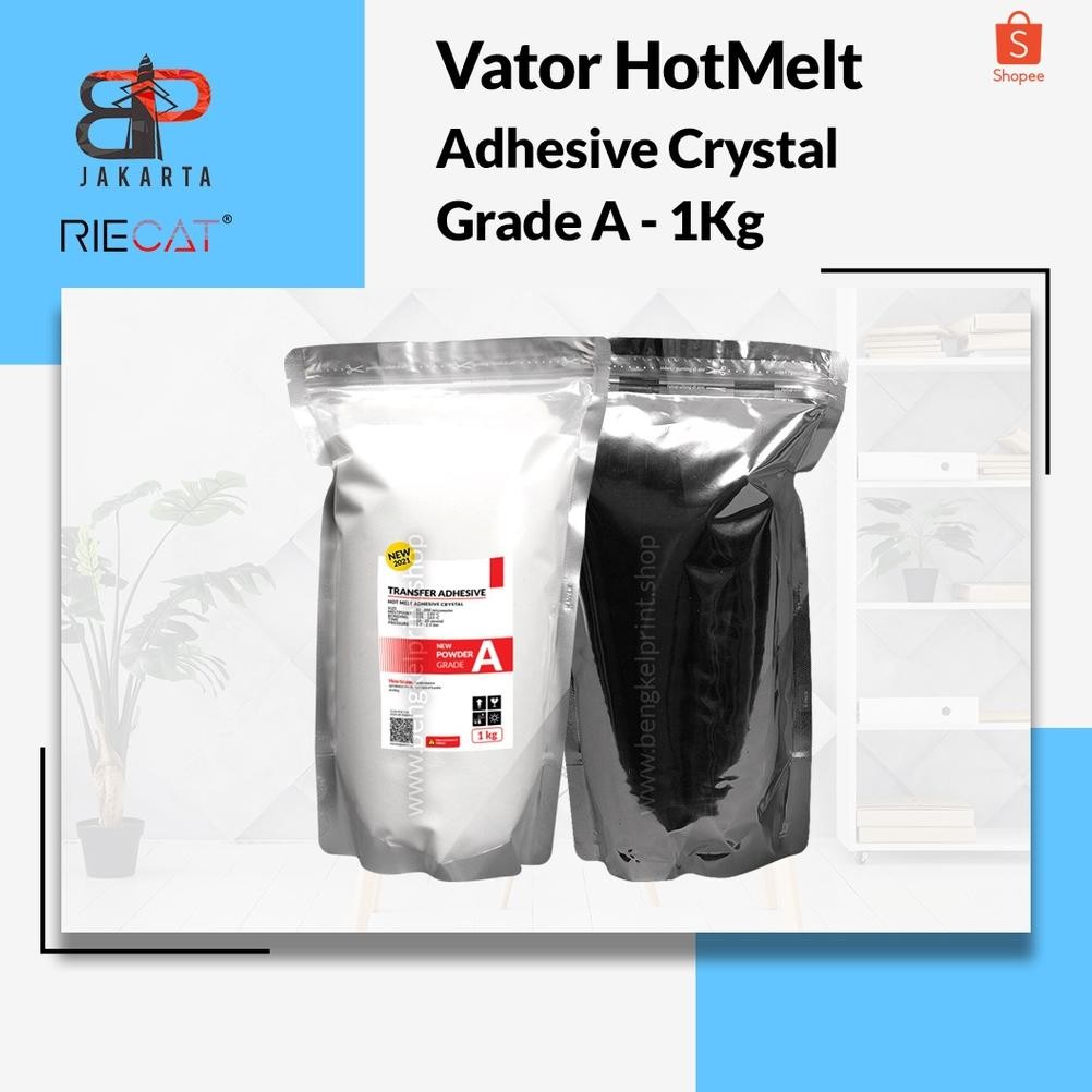 Bubuk Powder DTF Hotmelt Adhesive Powder Grade A Sablon DTF - 1Kg Nugi