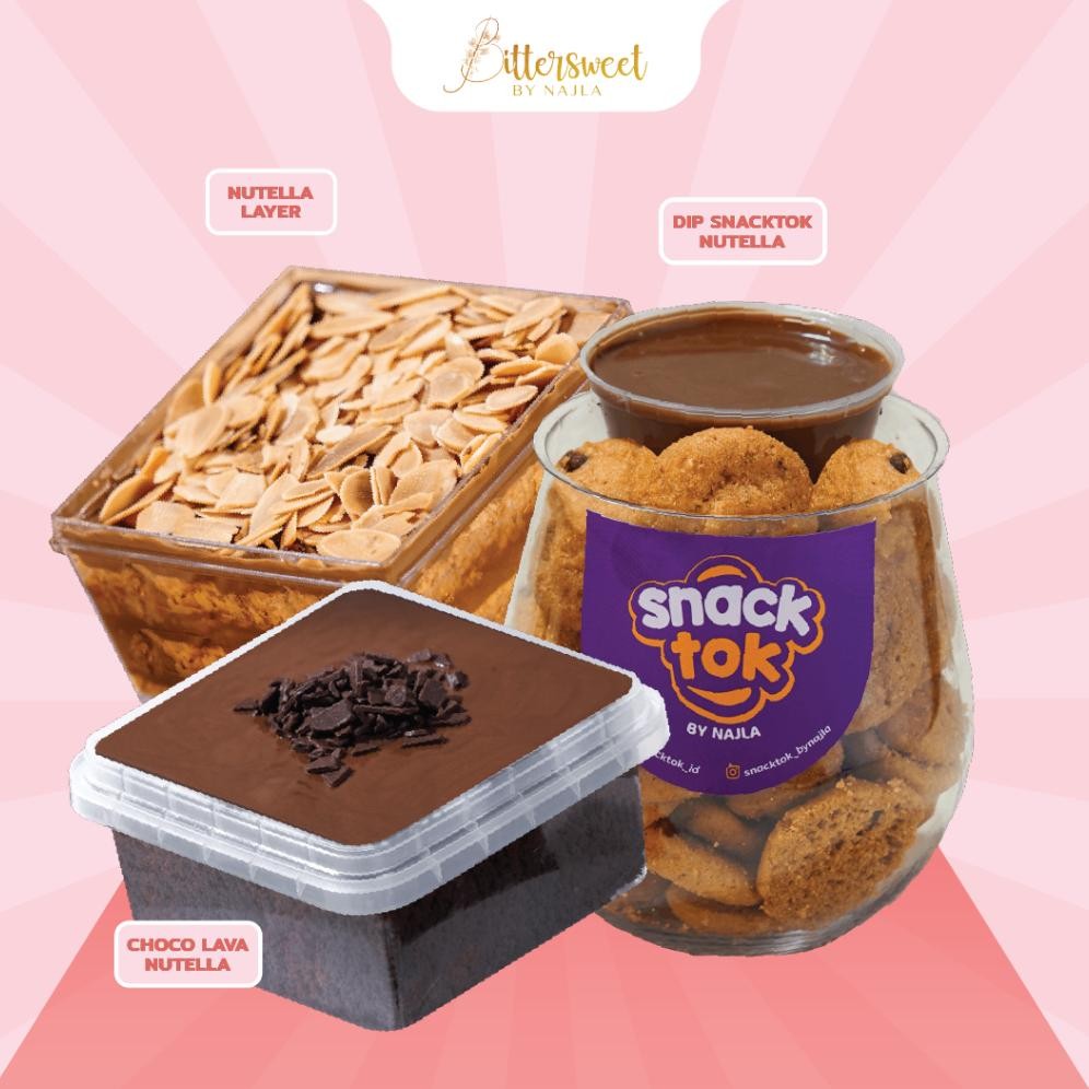 

NO_MORE ALL NUTELLA ( DIP Snacktok + Choco Lava + Pastry Layer ) [ Best Price ]