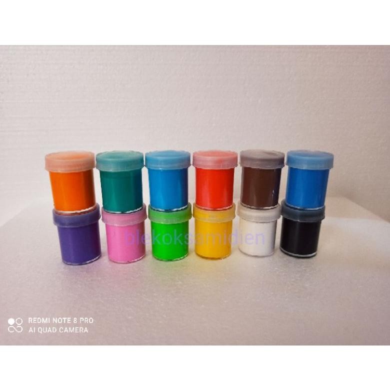 

Cat lukis/alat melukis gabus cat air 12 warna Nugi