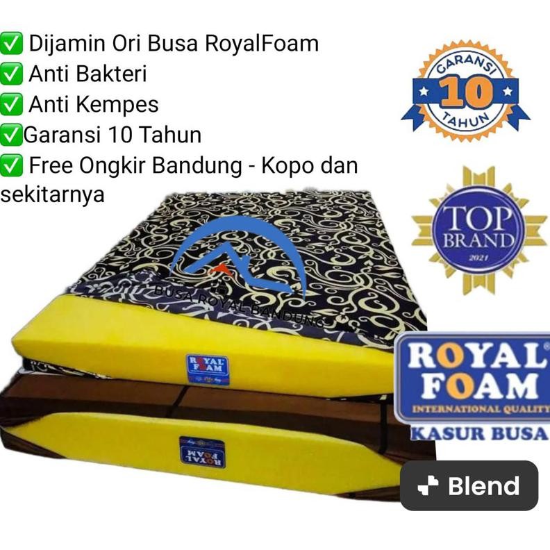 120x200x15 Kasur busa Royal Foam Kasur Anti Kempes Kasur Busa Royal Ori Kasur Busa Murah AST Nugi