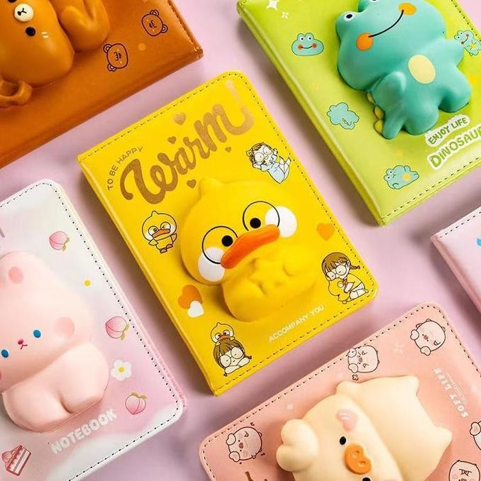 

Tersedia Planner Anak Diary + Pen + Squishy - Buku Catatan Kartun Lucu Transparan Gaya Korea Jepang