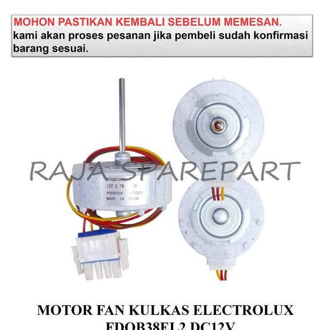 $$$$] DINAMO FAN KULKAS / FAN MOTOR KULKAS / MOTOR FAN KULKAS ELECTROLUX FDQB38EL2 DC12V