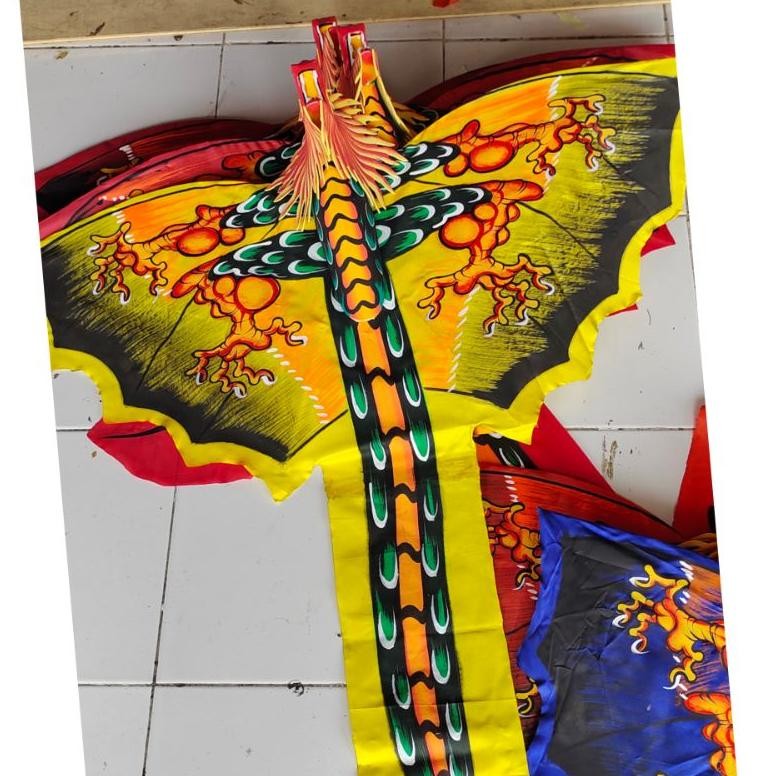 

Big Sale!!! d-54 Layangan Naga Lukis Bali Kain Parasut 1 Meter Murah Premium