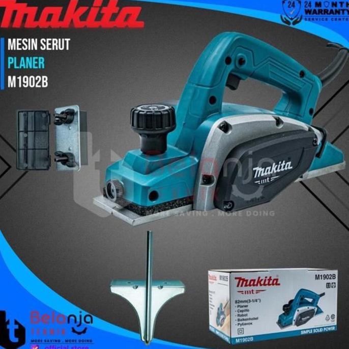 Tersedia Makita M1902B Mesin Planner Kayu 450W - Ketam Sugu Listrik M 1902 B Original