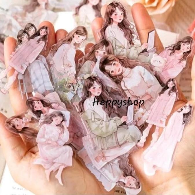 

Termantab] Stiker Cewek Korea Couple, Sticker Korean Girl Estetik
