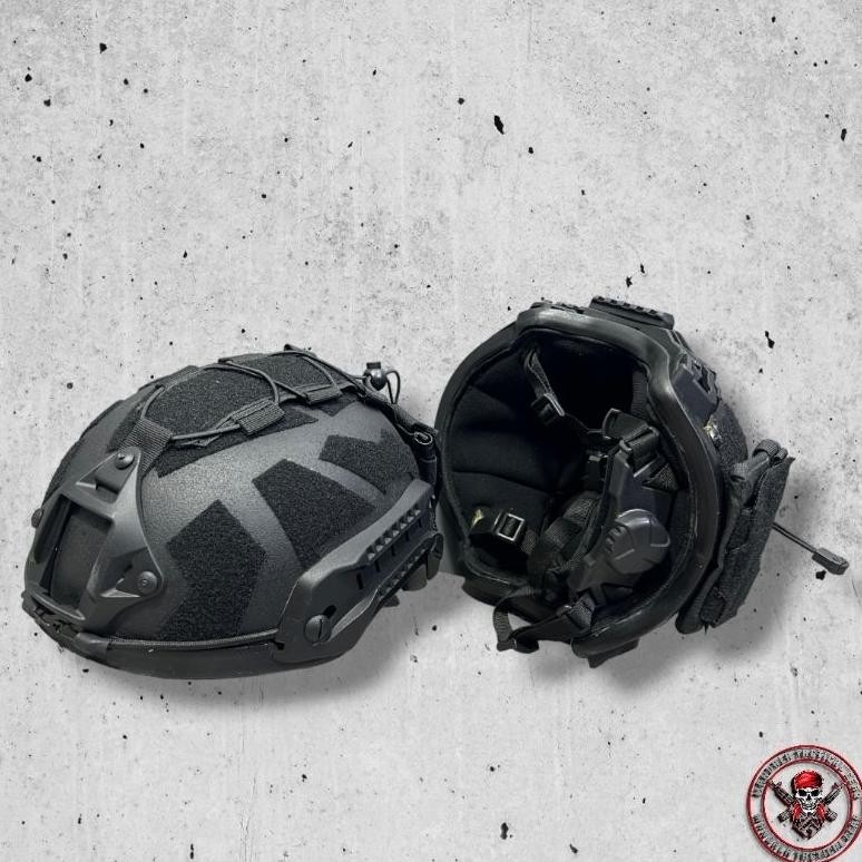 Helm kevlar scorpion taliputar Rail standar / Helm Tactical scorpion kevlar taliputar