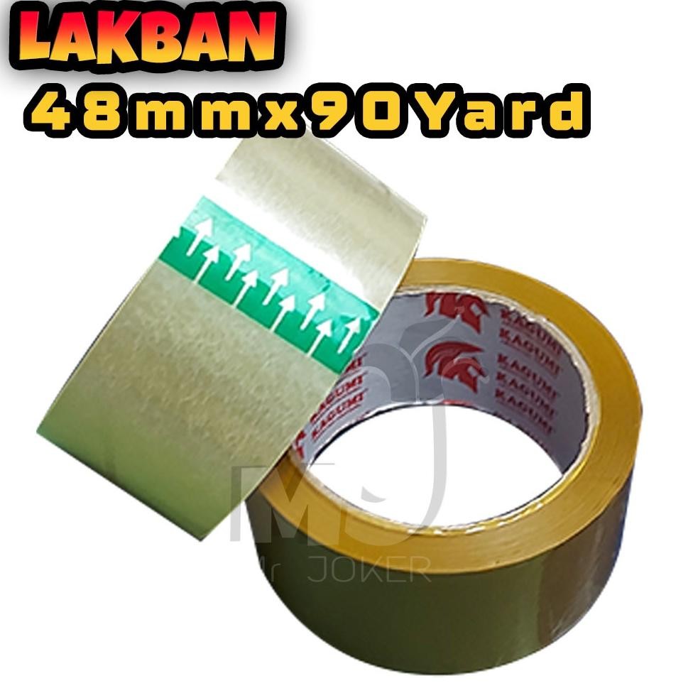 

Rd1- Lakban Bening Coklat Solasi Besar Pindahan Packing Packaging Selotip