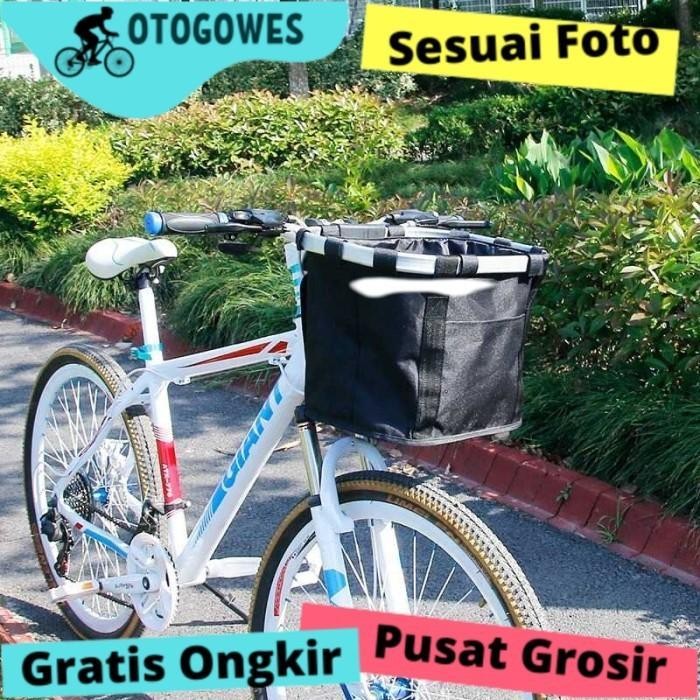 SO sepeda keranjang depan dewasa besar anti air polygon mtb lipat united
