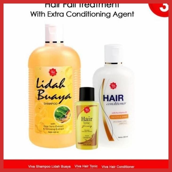 AJMALL PAKET PERAWATAN RAMBUT RONTOK VIVA ANTI HAIR FALL TREATMENT ISI 3 SIAP KIRIM