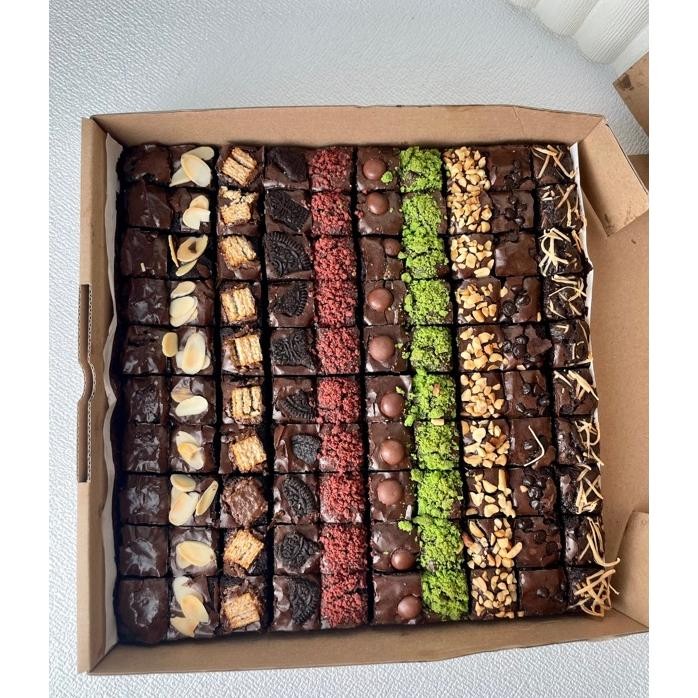 

Brownies Bites Fudgy Isi 100 Potong Jumbo 25X25