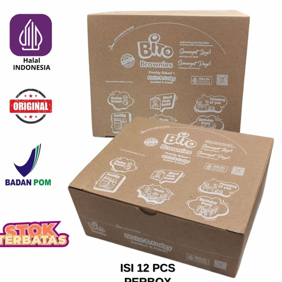 

Stokterbatas Bito Brownies Isi 12 Pcs Exp Juli 2026 Kue Brownies Oleh Oleh Jakarta Sna Milenial Cokelat Moist Fudge