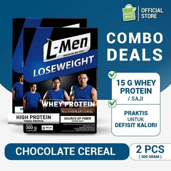 

Twin Pack: L-Men Lose Weight Chocolate Cereal 300Gr