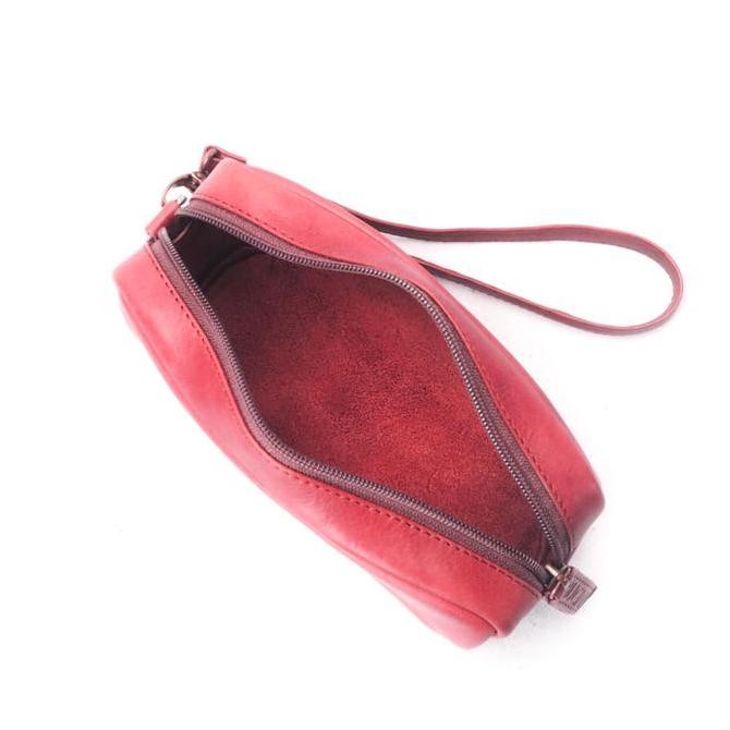 Leather Clutch Pouch Bucini Buferry - Tas Tangan Kulit Pria & Wanita Bucini Buferry
