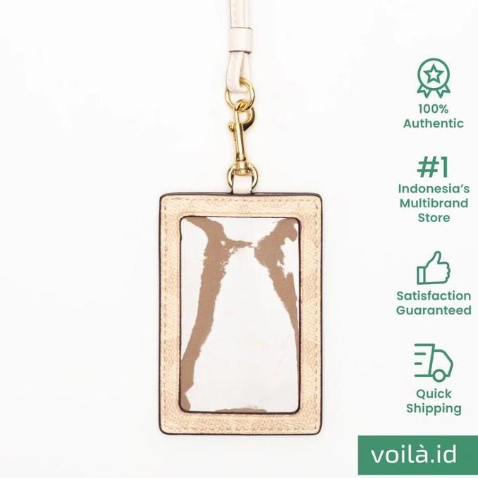 

Voilaid Coach Lanyard Signature Sand Chalk