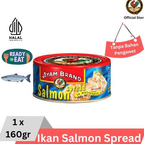 

NO_MORE Ayam Brand - Ikan Salmon Kaleng Spread 160gr