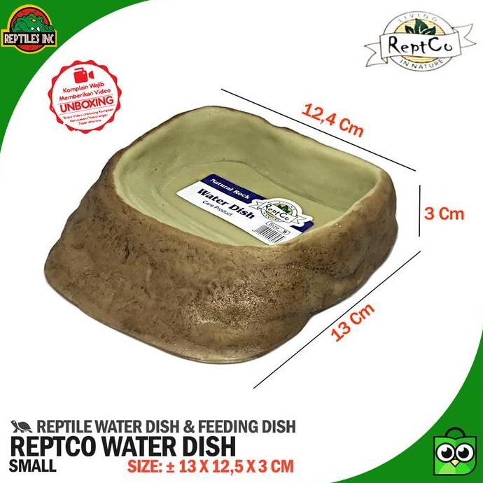 Reptco Water Dish S / Wadah Tempat Air Minum Reptil Hewan Kurakura -Gratisongkir